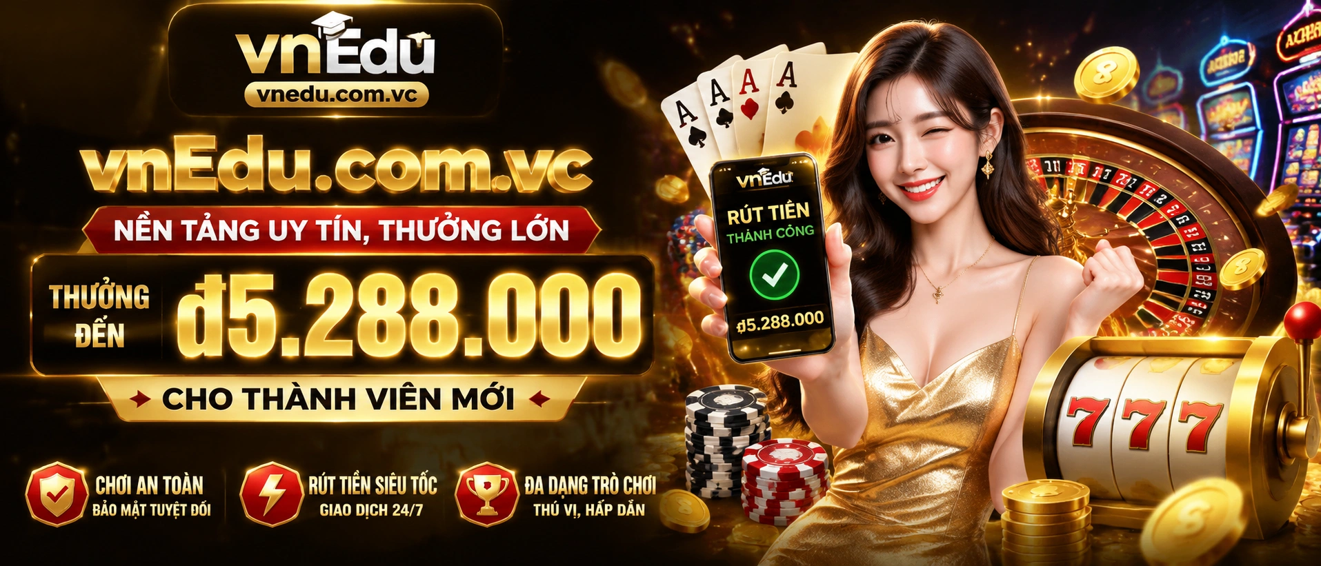 Bàn casino trực tuyến nổi bật