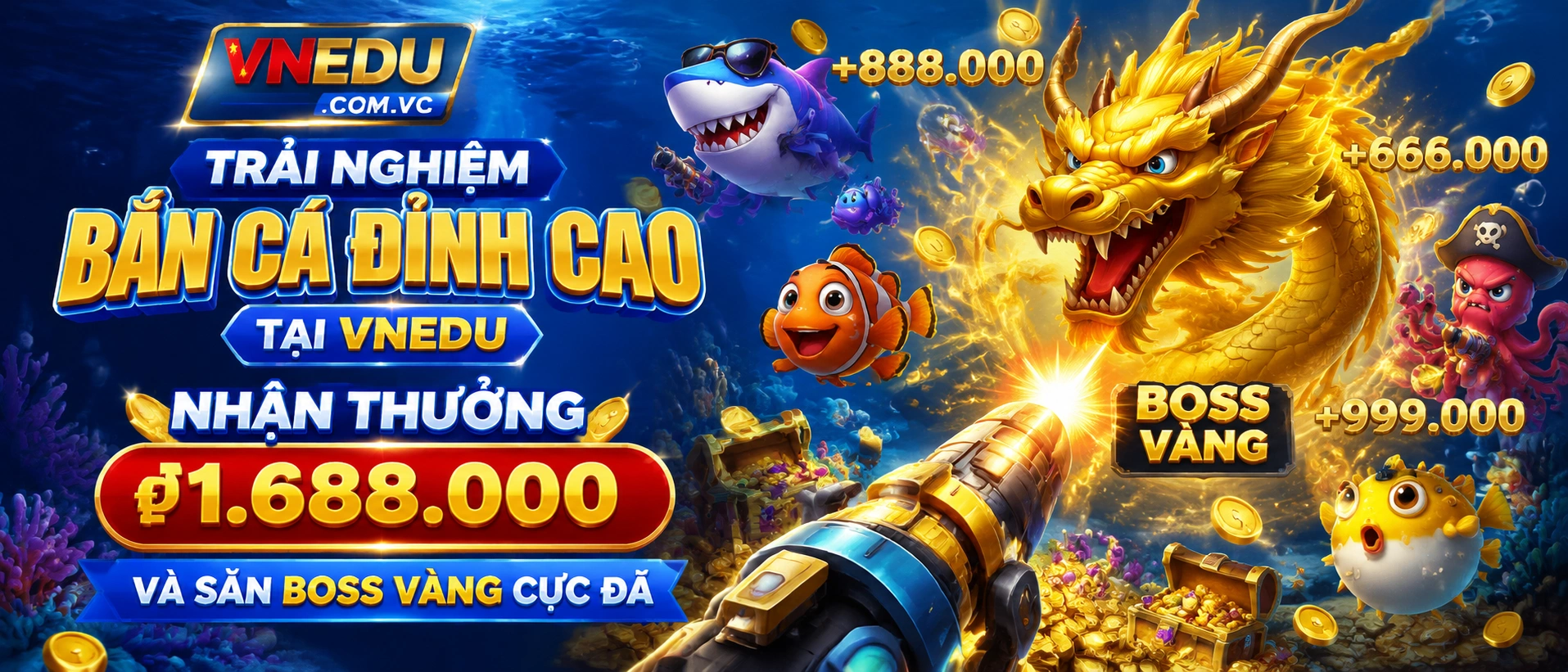 Trải nghiệm Bắn Cá tối ưu cho Android, iOS và mobile web